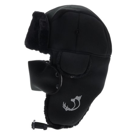 CARIBOU PASS TRADING POST Trooper Hat with Face Mask Black HBSW2207BK